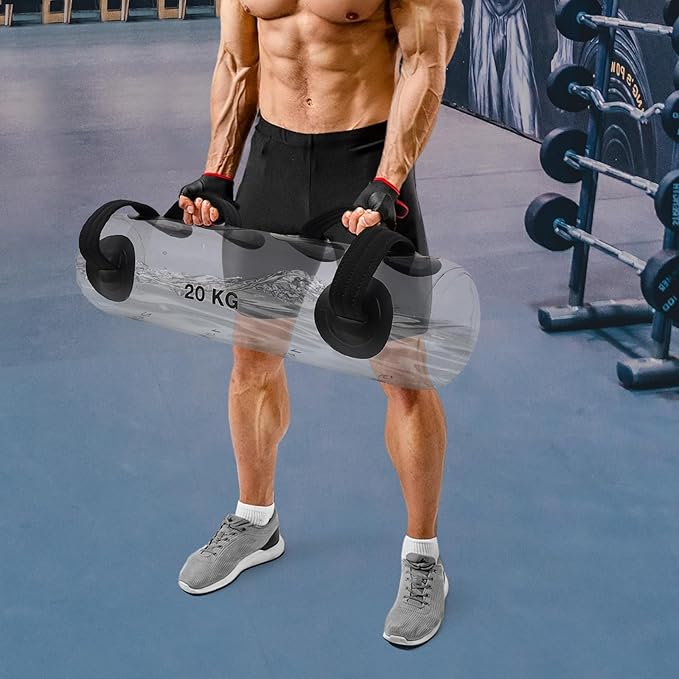 Water Weights Aqua Bag, Workout Sandbag Alternative Strength Training Sand Bag Portable Stability Fitness Equipment – Ultimate Core and Balance Training for Home Gym