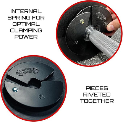 Micro Gainz Dumbbell Fractional 1.25lb Weight Plate, Ideal for Micro Loading, (Choose Color) 4 Piece Fractional Weight Plates, Designed for Dumbbell Training, Made In USA