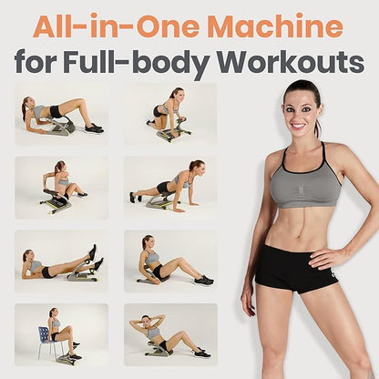 Wonder Core Smart, Ab Machine, Ab Workout Equipment, Sit Up Machine & Exercise Equipment, Ab Crunch Machine for Stomach Workout, Ab Core Trainer Abdominal Machine for Home Gym