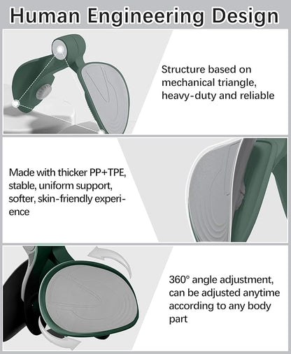 Thigh Exerciser Kegel Exerciser, Pelvic Floor Trainer, Kegel Trainer for Postpartum Rehabilitation, Trimmer Inner Thigh, Thigh Toner Workout,