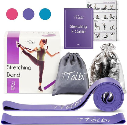Premium Stretch Bands for Dancers – Improve Stretching & Flexibility with Ballet Stretching Band, Perfect Dance Equipment for Splits & Strength – Ideal Gifts for Dancers & Ballet Training