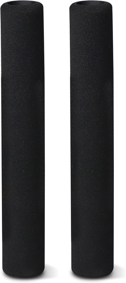 WF Athletic Supply Foam Foot Pads, Foam Roller for Gym Exercise Machines Equipment Replacements, Roller Pad for Leg Extension, PEC Deck Pads for Weight Bench, Sold by Pair (10” x 1” OD x 7mm ID)