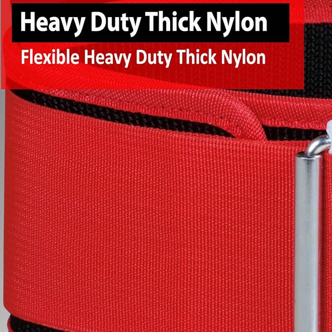 IBRO Quick Locking Premium Weight Lifting Belt - Back Support for Powerlifting, Cross Training & Gym Bodybuilding - 4 Inch Nylon Men and Women with Metal Buckle for Core Stability