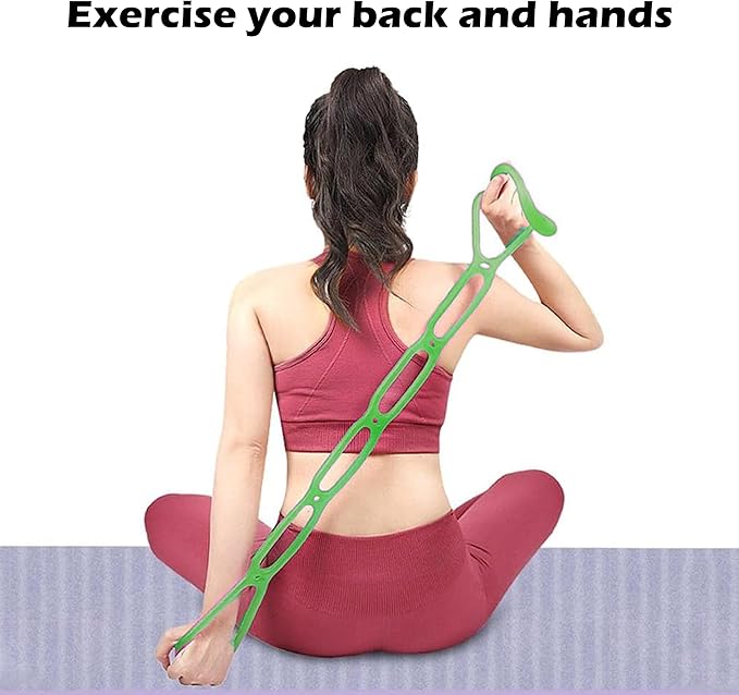 7 Ring Adjustable Loop Resistance Bands for Working Out Walk at Home，Workout Bands Exercise Stretch Band for Women&Men Fitness, Yoga, Pilates-Non-Slip, Durable Rubber, Home/Gym Use