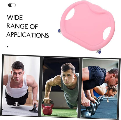 Portable Abdominal Fitness Disc with Comfortable Grip Silent Workout Sliders Disc for Core Strength Full Body Toning and Home Exercise Pink Silent Version