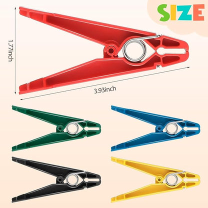 LEIFIDE Graded Pinch Pin Exerciser Finger Thumb Exerciser Finger Strengthener Pinch Clips for Conditioning Grip Strength Trainer, Assorted Colors