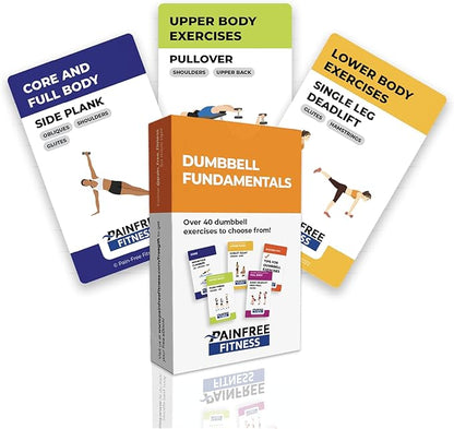 Exercise Flash Cards - Workout Cards Deck - Exercise Cards for Home Workouts Women & Men