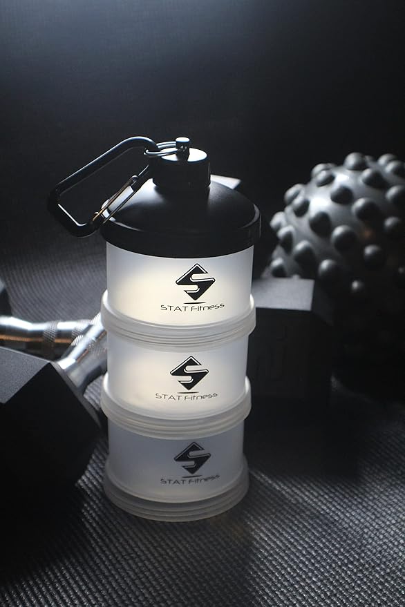 STAT Stacker - Portable Powdered Supplement Travel Container (1)