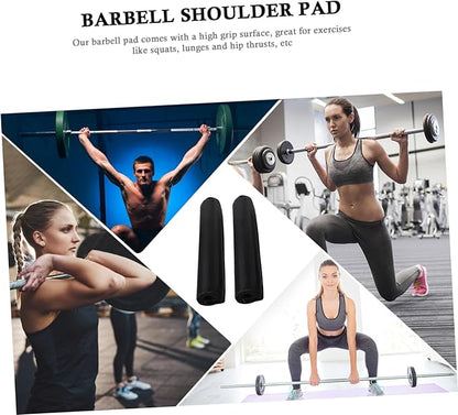2pcs Barbell Pad Neck Support Squat Protector Thickened Cushion for Shoulder Comfort during Weightlifting and Fitness Workouts for Squats Lunges and Hip Thrusts
