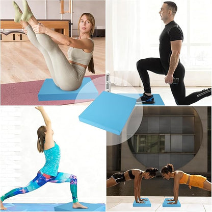 Balance Pad – Stability Trainer for Balance, Stretching, Physical Therapy, Exercise, Mobility, Rehabilitation and Core Training Non-Slip Closed Cell Foam Premium Balance Pad Knee Pad