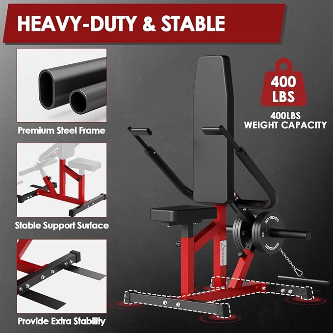 Mikolo Seated Dip Machine Plate Loaded - Tricep Dip Press & Cable Bar Combo for Home Gym, Strength Training, Chest, Biceps, and Triceps Workout, 400LBS Weight Capacity, Compact Design