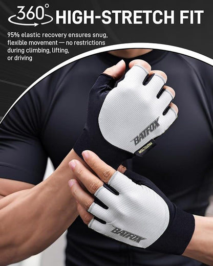 BATFOX Cycling Gloves for Men Women Road Mountain Bike Riding Gloves - Anti-Slip Bike Glove for Fitness Cycling Training Outdoor Sports