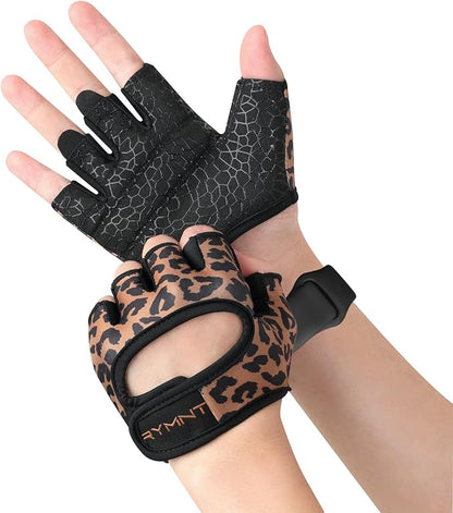 Minimal Weight Lifting Gloves,Short Micro Workout Gloves Grip Pads with Full Palm Protection & Extra Grip for Men Women Weightlifting,Gym,Exercise Training