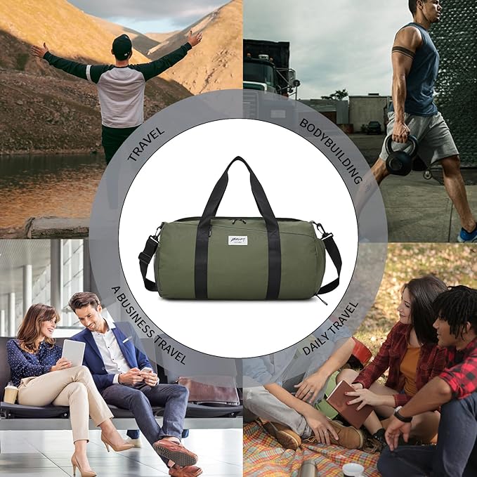 BE SMART Waterproof Mens Gym Bag with Shoe Compartment, Duffle Bag with Wet Pocket for Men, Lightweight Large Sport Carry On Duffel Bag With Tpu Pocket for Travel, Sports, Fitness & Workout(Navyblue)