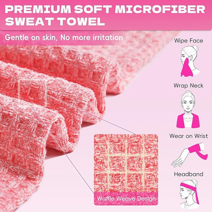 Microfiber Gym Towels for Showering Working Out Quick Dry Negative ions Large Middle Small Sizes Lightweight Gym Towel for Men Women Tennis Sports Towels for Body Hot Yoga Fitness Essentials