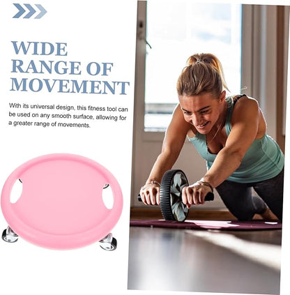 Sliding Fitness Discs with Knee Cushion Multi-functional Ab Exercise Equipment for Home Workouts Durable Quiet Design for Core Strength Training and Full Body Exercises