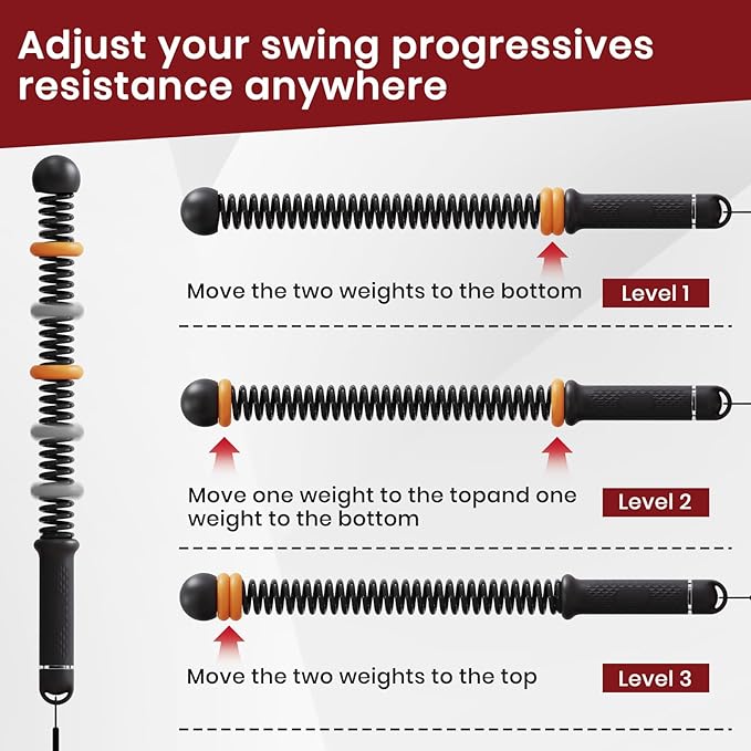 Ropeless Battle Ropes, Adjustable Weighted Cordless Trainer for Home Gym HIIT Low Impact Workouts, 17.1 in Portable with Sliding Resistance Rings and Storage Bag (Black)