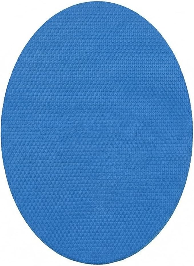 Exercise Mat, 6cm Thick TPE Balance Pad Oval Non-slip Exercise Foam Pad Balance Cushion for Physical Therapy Yoga Core Training Stability Knee Support and Gym Fitness Rehab