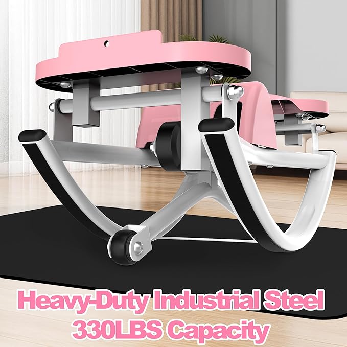 Rocking Stepper for Exercise at Home, 2026[New Vision] Motion Stair Stepper with Resistance Bands & Balance Board, Low-Impact Full Body Workout Equipment, Stable Structure Exercise Equipment