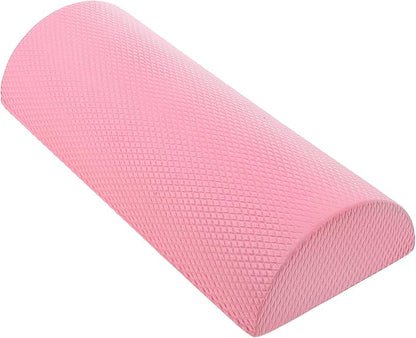 PartyKindom Muscle Relaxation Roller Half Foam Roller for Back and Core Stability Yoga Accessory Lightweight Balance Training Tool for Fitness and Exercise