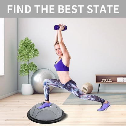 Half yoga ball, stable ball for fitness, core stability training for family fitness exercise, skid equipment for training， exercise equipment