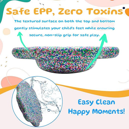 EPP Balance Board Kids for Stepping Stones for Kids - Foam Toddler Balance Board for Sensory Training Indoor Outdoor for Boys Girls