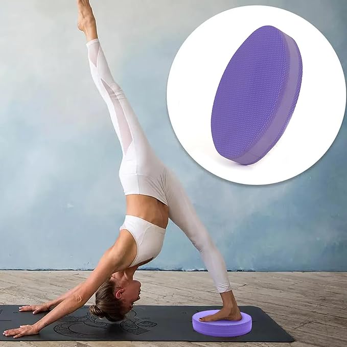 Exercise Balance Pad, Non-Slip Elastic Foam Balance Pad, 11x7x2 Inch Exercise Equipment for Fitness and Stability, Yoga, Physical Training