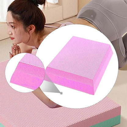 pistro Exercise Balance Pad Foam Mat TPE Anti Slip Soft Balance Cushion for Stability Home Gym Stretching Indoor Meditation Yoga Pilates-