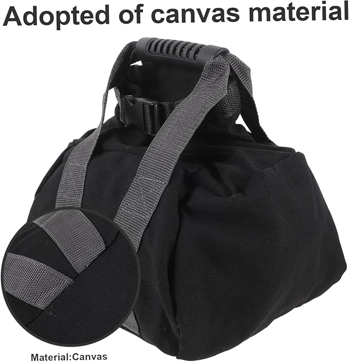 BESPORTBLE Pulling Fitness Sand Bag for Weight Training Canvas Weightlifting Sandbag for Men Fillable Sand Weight Bag for Home Gym and Strength Training
