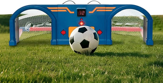 Automatic Training Football Reaction Machine, Great Fitness Duo for Parents Children, Lights-Up Rhythm Kicking, Suitable for Indoor and Outdoor Soccer.(A,80.5 * 42 * 23cm)