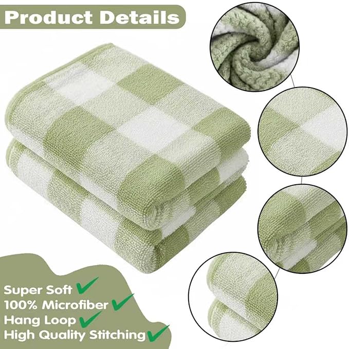2-Pack Microfiber Bath Towels (27x54 Inches) - Ultra Soft & Quick Dry, 3X Absorbency, Lightweight for Gym, Yoga, Travel & Spa - Perfect for Home, Fitness & Post-Workout