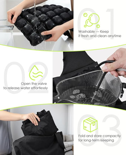 Water-Filled Weighted Vest for Women & Men, 0-23lb Adjustable Weight Vest for Walking, Running, Fitness & Strength Training, Odor-Free & Washable Workout Vest with Even Weight Distribution for Summer