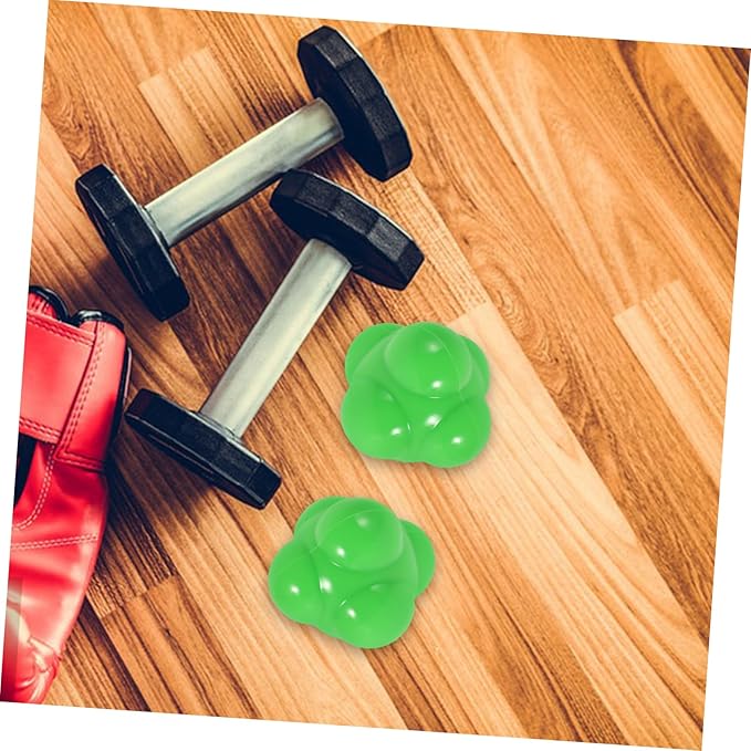 Happyyami Silicone Agility for Fitness Training Speed Coordination and Reaction Skills Portable Hexagonal Shape for Hand-Eye Coordination Drills and Bouncy Design
