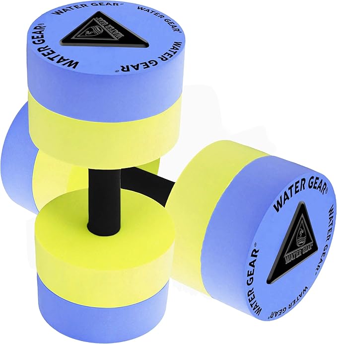 Water Gear Resistance Bells - Water Fitness and Pool Exercise - Intense Workout Without Added Stress - Easy on Joints