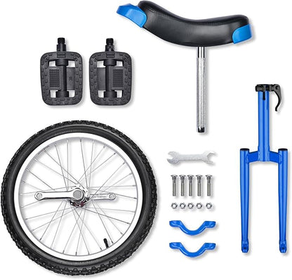 AW 16/18/20/24 Inch Wheel Outdoor Unicycle Adjustable Seat Exercise Bicycle Fit Adults Kids Outdoor Sports Fitness Exercise, for Choice