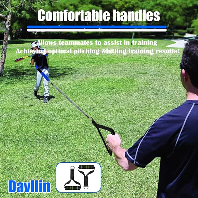 Core & Hip Belt Resistance Band for Baseball & Softball Training