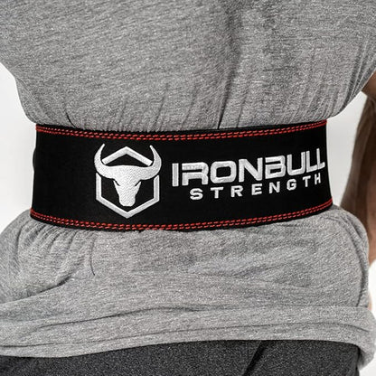 Quick Release Weightlifting Belt PRO - 7mm Fast Lever Lifting Belt - 4-inch Wide Suede Leather Back Support - For Powerlifting, Weight Training, Gym and Fitness