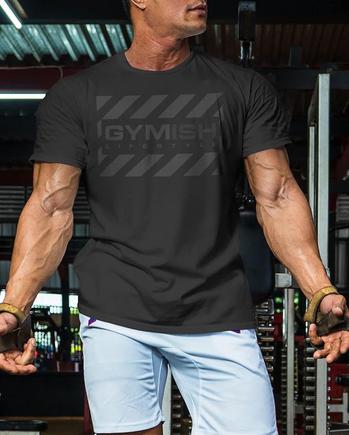 Gymish American Flag Graphic Fitness Tank, Sleeveless Bodybuilding Athletic Tank Top