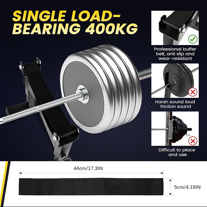 SYNTECSO Deadlift Jack Barbell Stand - Heavy Duty Barbell Jack Deadlift - Adjustable Deadlift Platform for Home Gym Weightlifting Easily Load 880 Lbs
