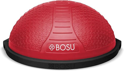 Bosu Half Ball Home Balance Exercise Trainer for Strength and Flexibility Workouts with Built to Last Burst Resistant Material and Hand Pump
