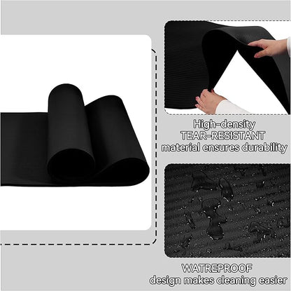 Fitvids Yoga Mat, 1/2-Inch Extra Thick High Density Exercise Mat, Anti-Tear Exercise Yoga Mat with Carrying Strap, Suitable for Various Yoga Exercises