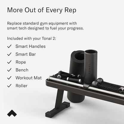 Tonal 2 | Strength Training System Including Accessory Bundle and Delivery and Install