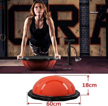 Yes4All Combo Half Ball Balance Trainer Balance, Massager Roller for Yoga, Pilates, Stretches