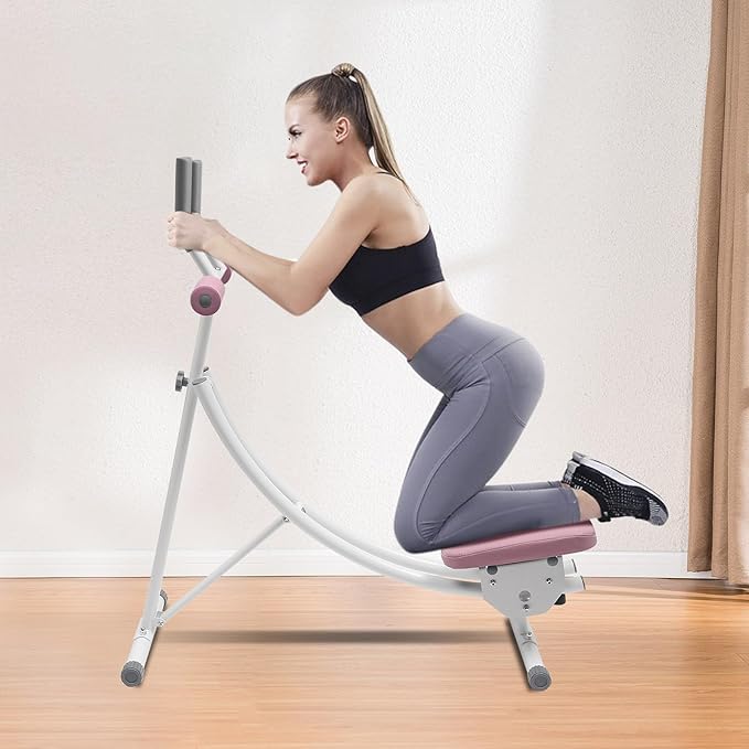 Ab Machine,Abdominal Workout Machine,Abdominal Whole Body Workout Machine with LED Monitor,Home Gym Core Workout Equipment,330lbs