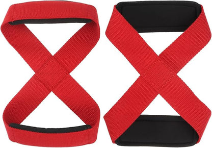 PATIKIL Figure Lifting Strap, Weightlifting Wrist Wraps Dead Lift Padded Grips for Fitness Power Strength Training