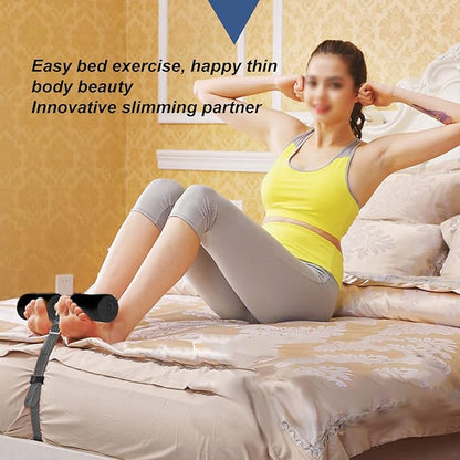 Adjustable Sit Up Bar | Home Abdominal Workout Equipment | No Installation Strength Training Device for Door/Bed Use | Portable Sit Up Assistant for Office & Travel