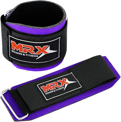 MRX BOXING & FITNESS Weight Lifting Wrist Support Wraps Strap for Gym Strength Bodybuilding Training Workout for Men and Women