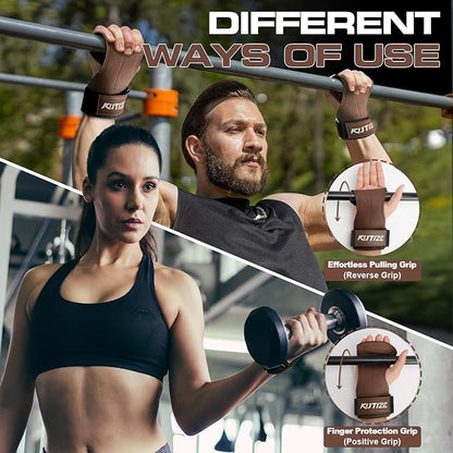 Lifting Straps, Weight Lifting Wrist Wraps for Weightlifting, Heavy Powerlifting, Deadlifts, Rows, Pull Ups, Adjustable Neoprene Padded Gym Workout Strength Training Wrist Hooks for Men/Women