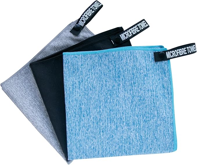Microfiber Towels Quick Dry Gym Fast Drying Towels for Beach Camping Yoga Travel Sports Towels 3 Pack
