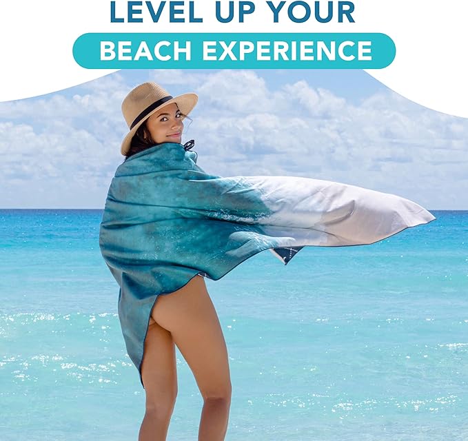Youphoria Microfiber Travel Towel Fast Drying Lightweight - Quick Dry Towel for Camping, Beach, Backpacking, Hiking & Sport